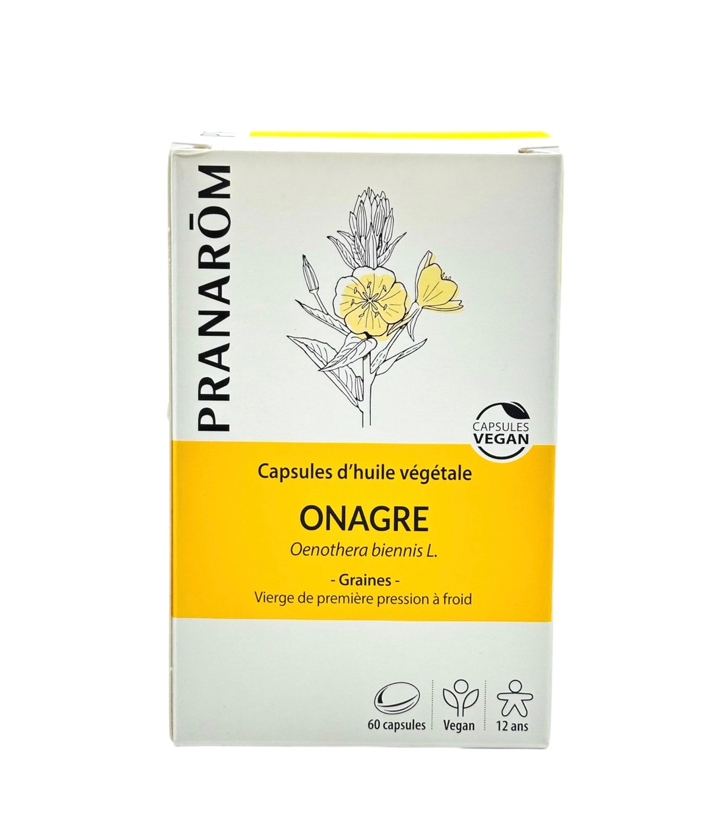 Huile végétale BIO - Onagre 60caps