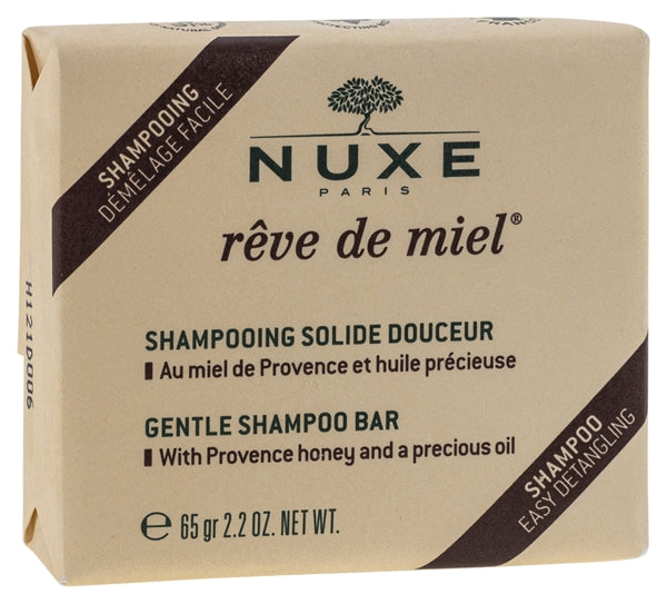 Nuxe Rêve de miel - Pain shampoing solide douceur 65g
