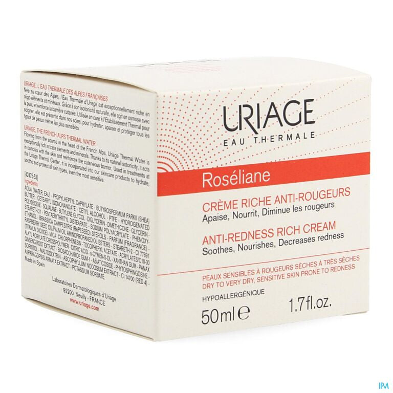 Uriage Roseliane - Crème riche anti rougeurs 50ml