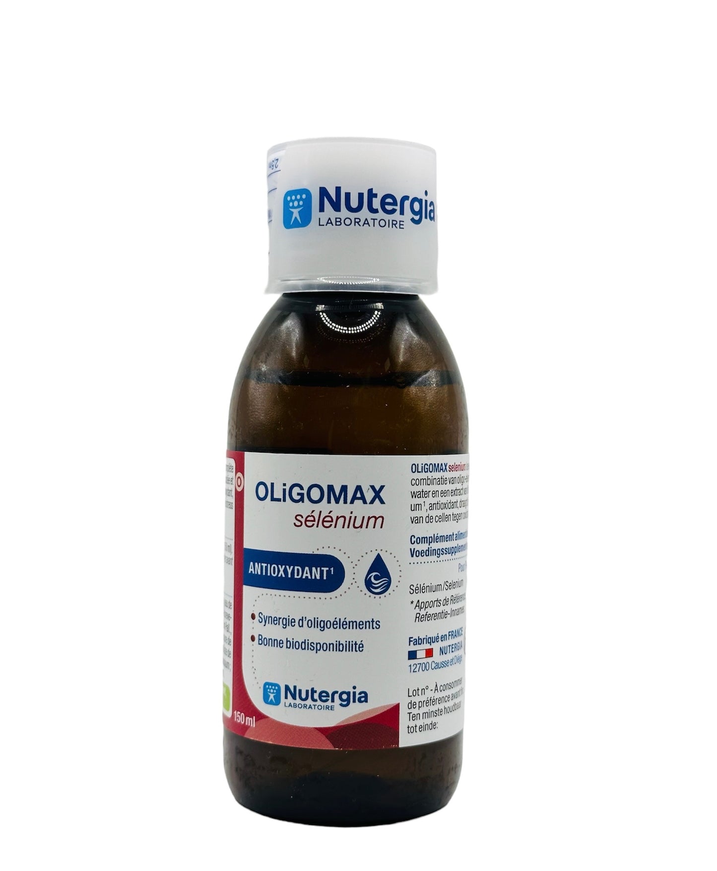 Nutergia oliGOMAX sélénium antioxidant 150 ml