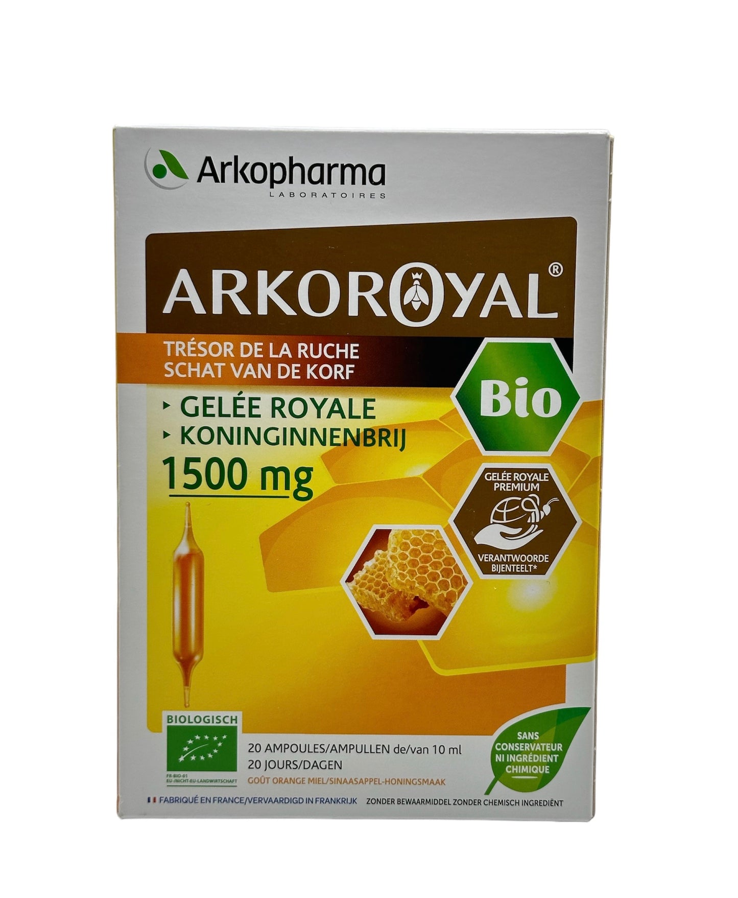Arkoroyal 1500mg Bio 20x10ml amp