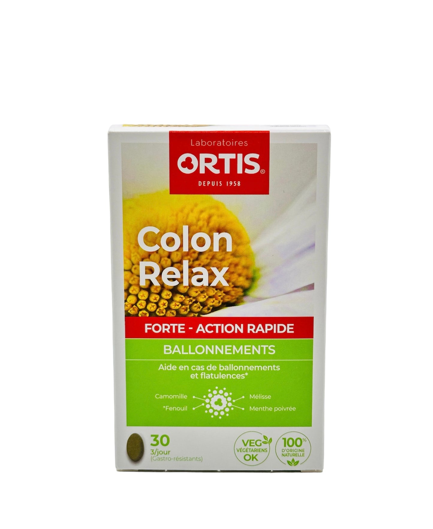 Ortis colon relax action rapide 2x15 comp