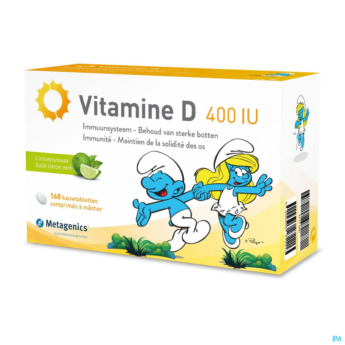 Vitamine D 400ui - 168 comp