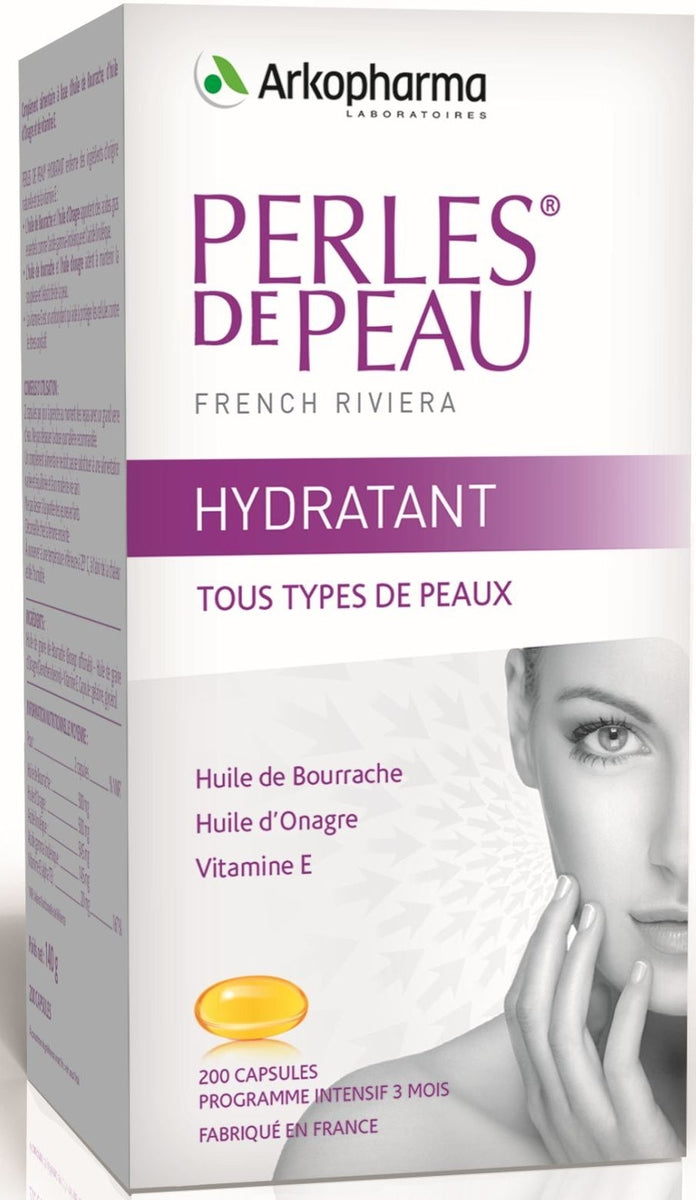 Perles de peau hydratant - 200 caps
