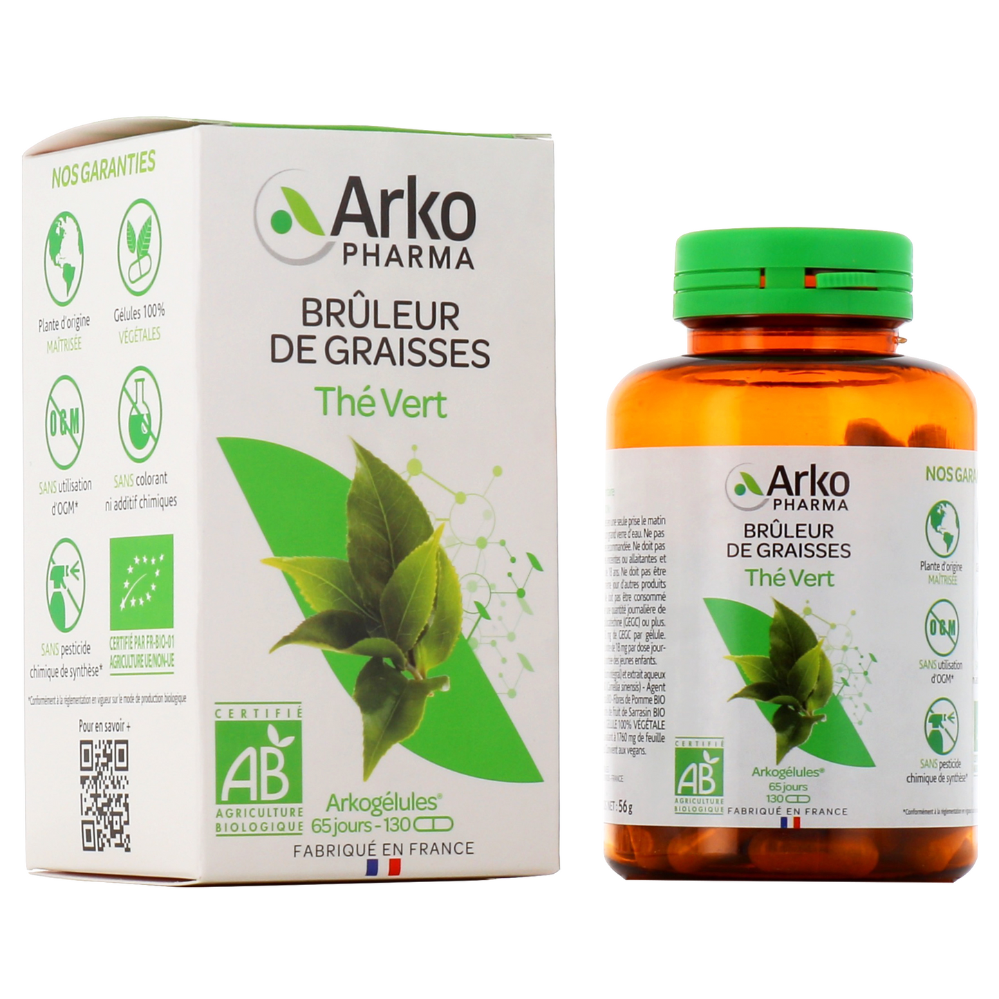 Arkopharma - Thé vert 130 gel