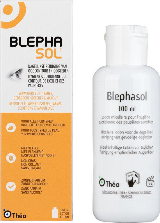 Blepha Sol - Lotion nettoyante paupières 100ml