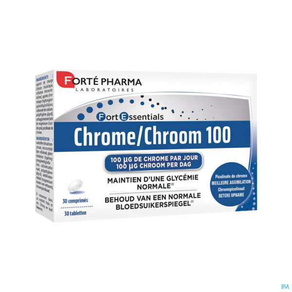 Forté pharma chrome 100 - 30 comp