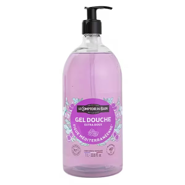 Le Comptoir du Bain – Gel Douche Extra Doux Figue Méditerranéenne 1L