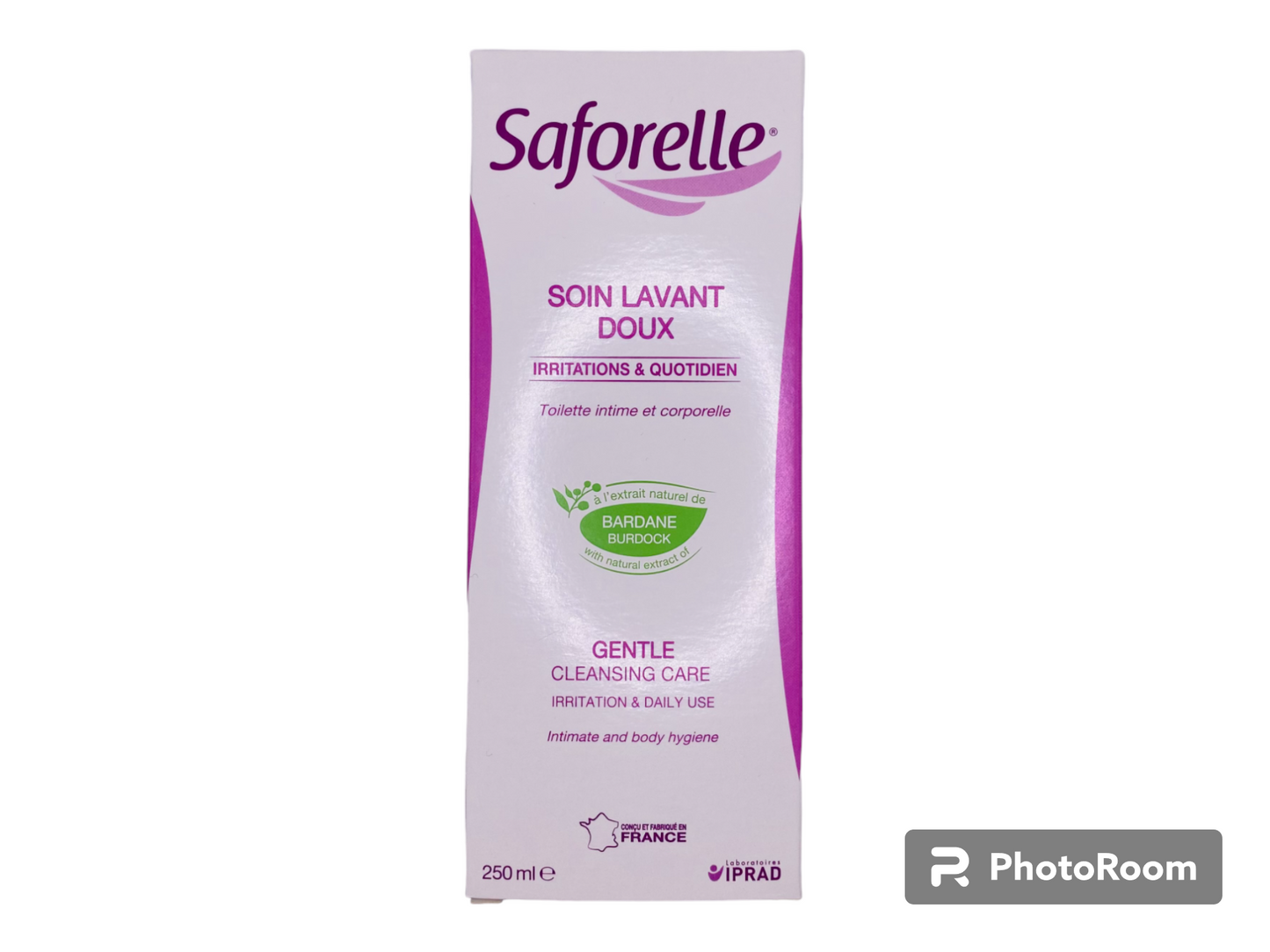 Saforelle soin lavant doux 500ml/250ml