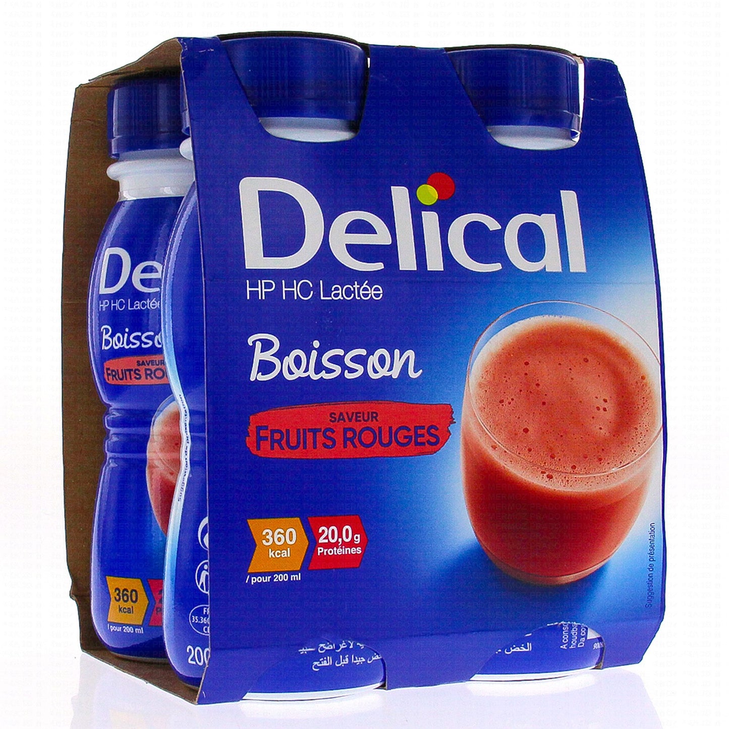 Delical fruits rouges 4x200ml