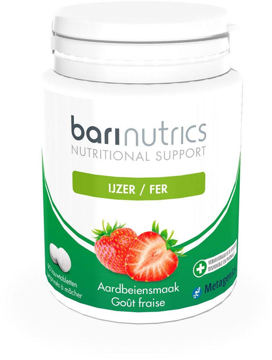Barinutrics fer 90 comprimés à croquer fraise