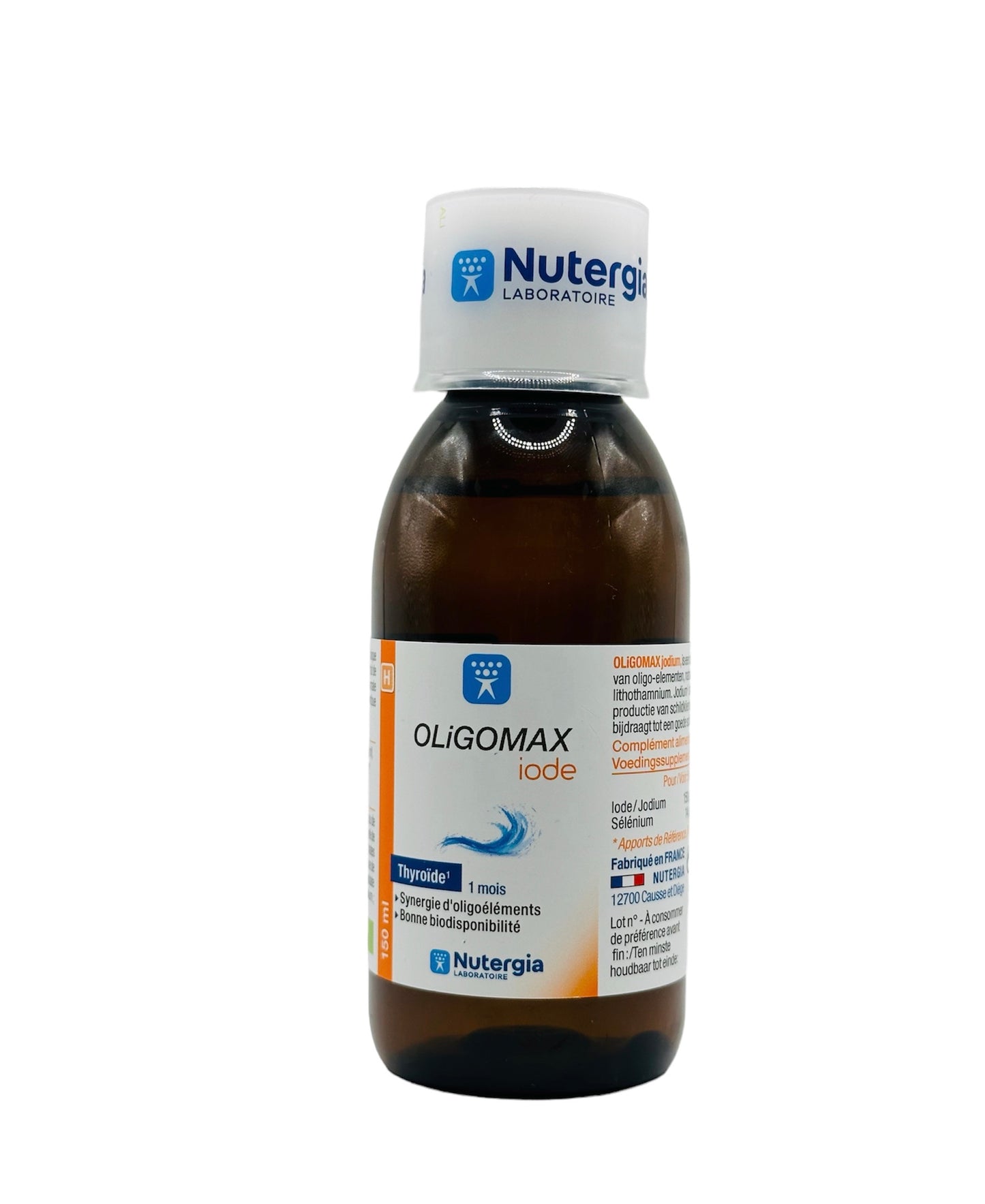 Nutergia oliGOMAX iode thyroïde 150ml