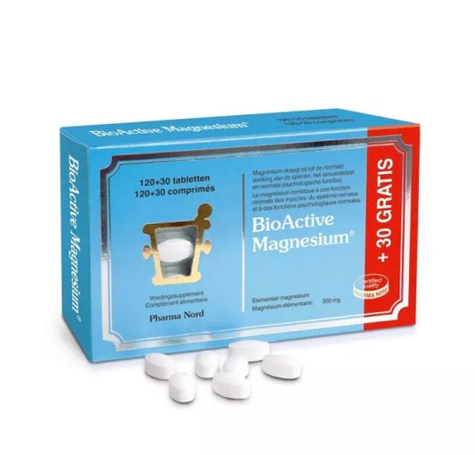 Pharma Nord - BioActive Magnésium 120+30 comprimés