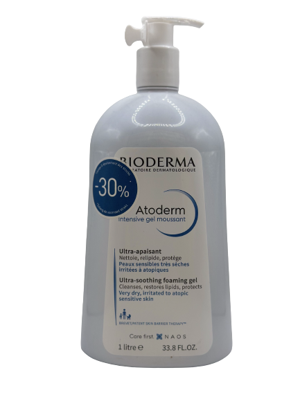 Bioderma Atoderm Intensive - Gel moussant 1L