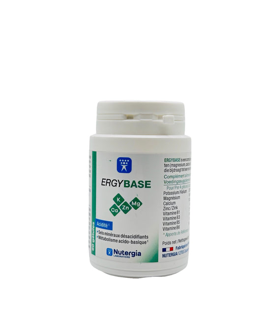 Nutergia Ergibase acidité 60gel