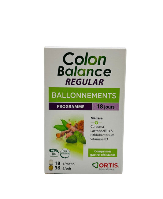 Ortis Colon Balance regular 18comp matin/36comp soir