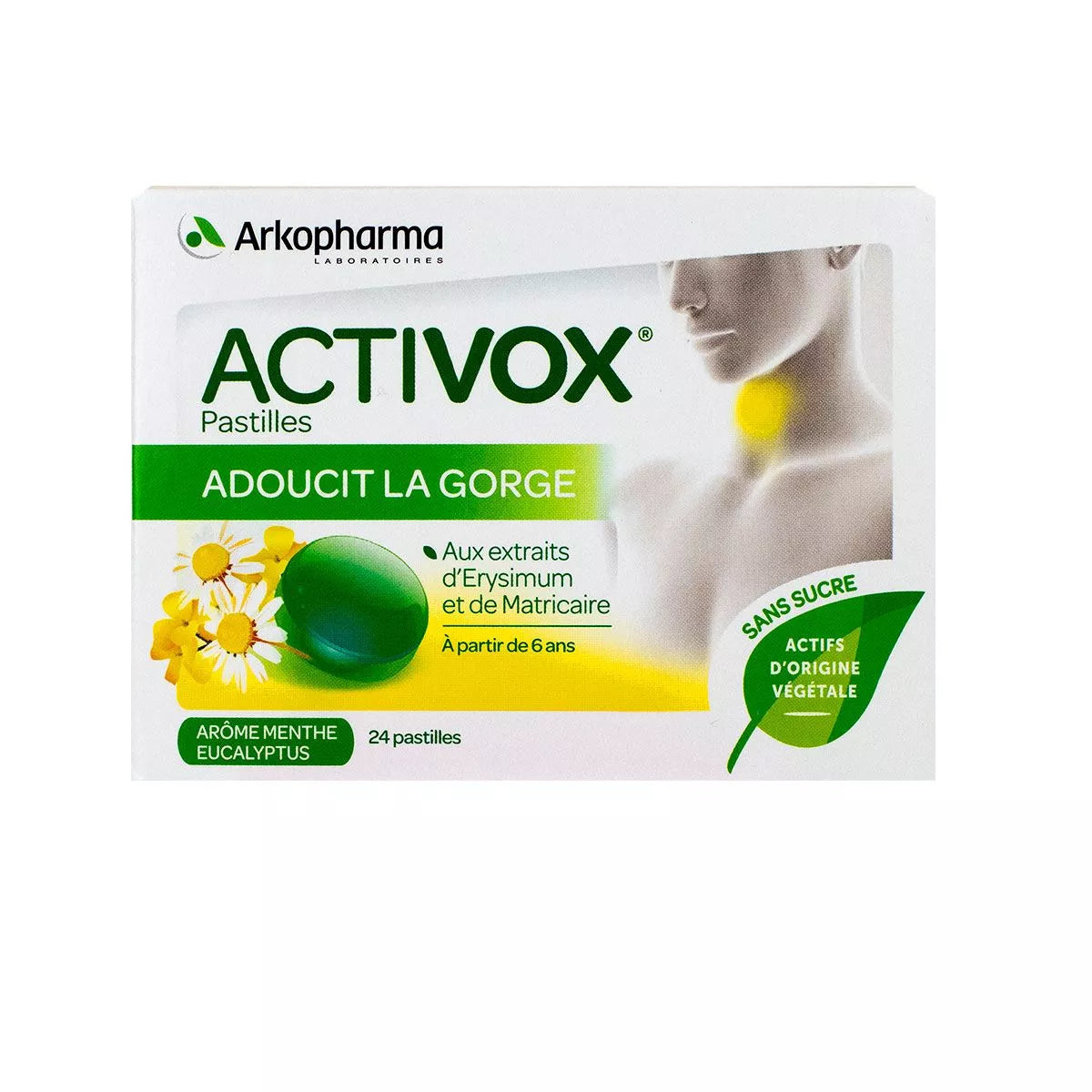 Arkopharma – Activox Menthe-Eucalyptus – 24 pastilles