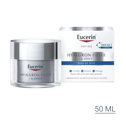Eucerin Hyaluron Filler +3x d’effets - soin de nuit 50ml