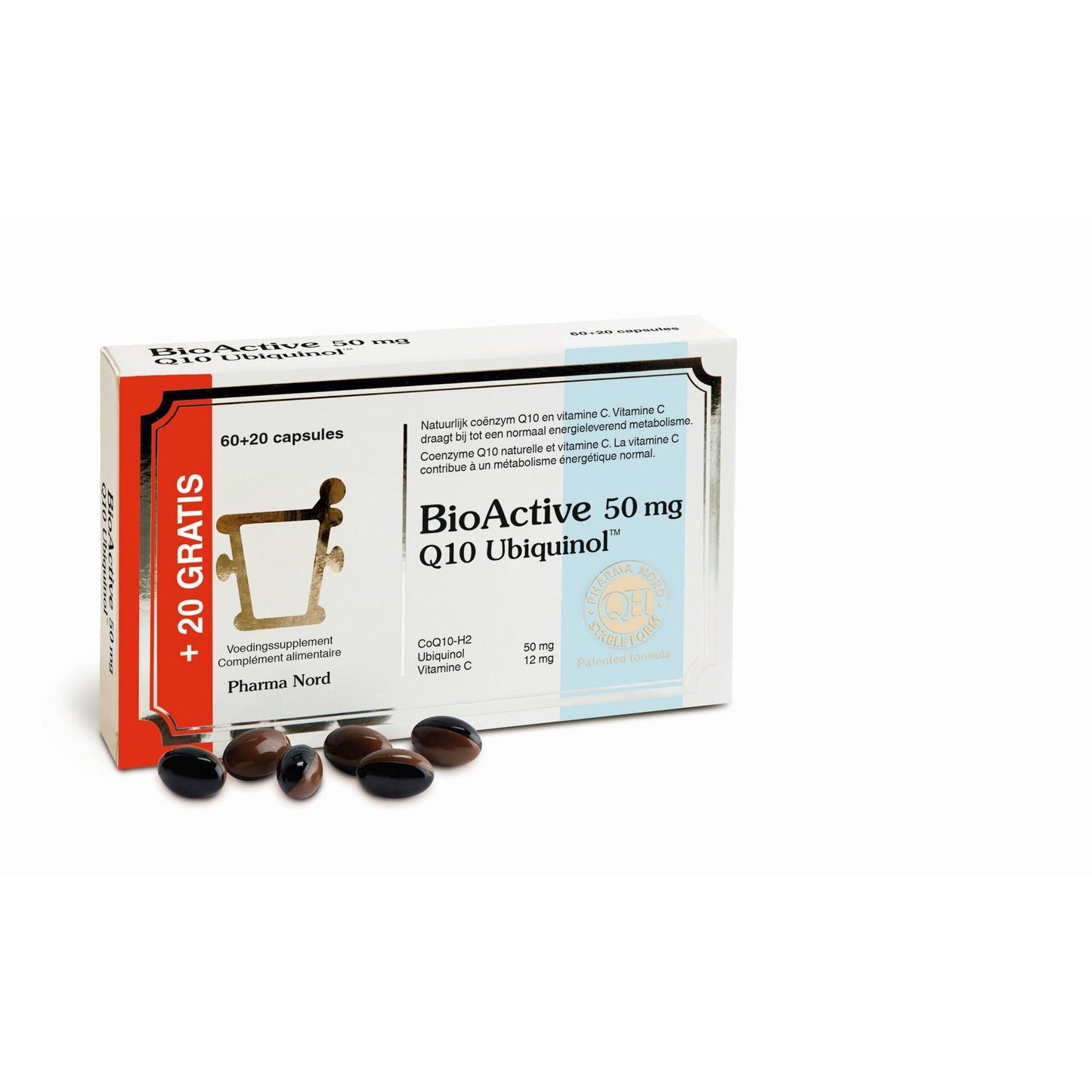 BioActive Q10 Ubiquinol 50mg 60+20caps