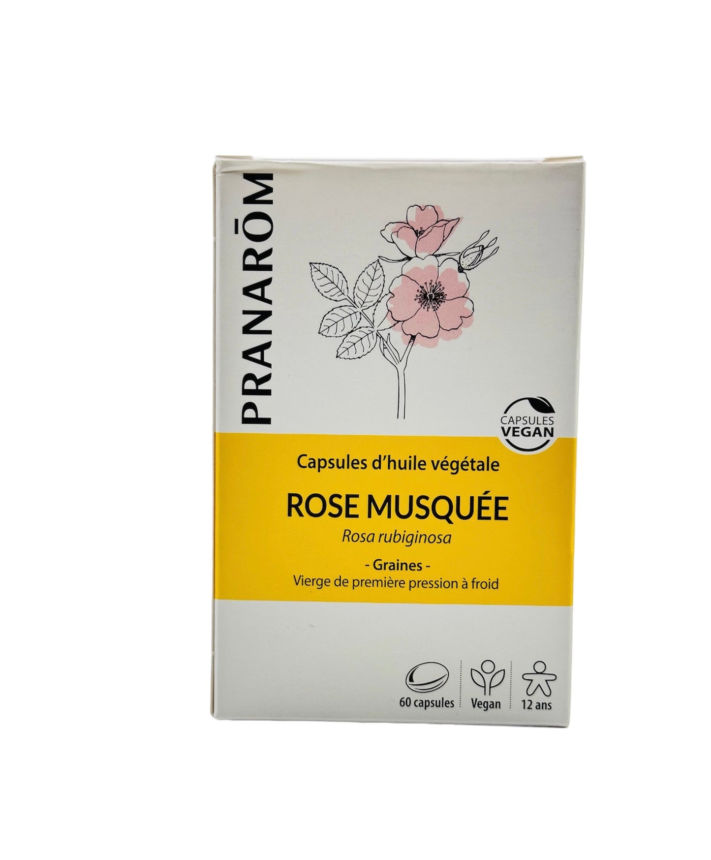 Huile végétale BIO - rose musquée 60caps