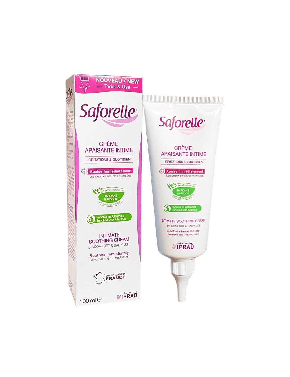 Saforelle - Crème apaisante intime 100ml