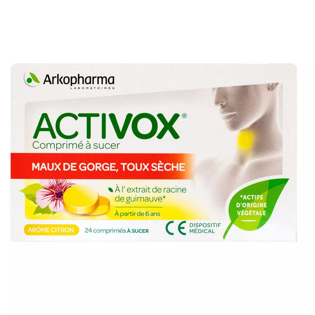 Arkopharma – Activox Maux de Gorge – 24 pastilles
