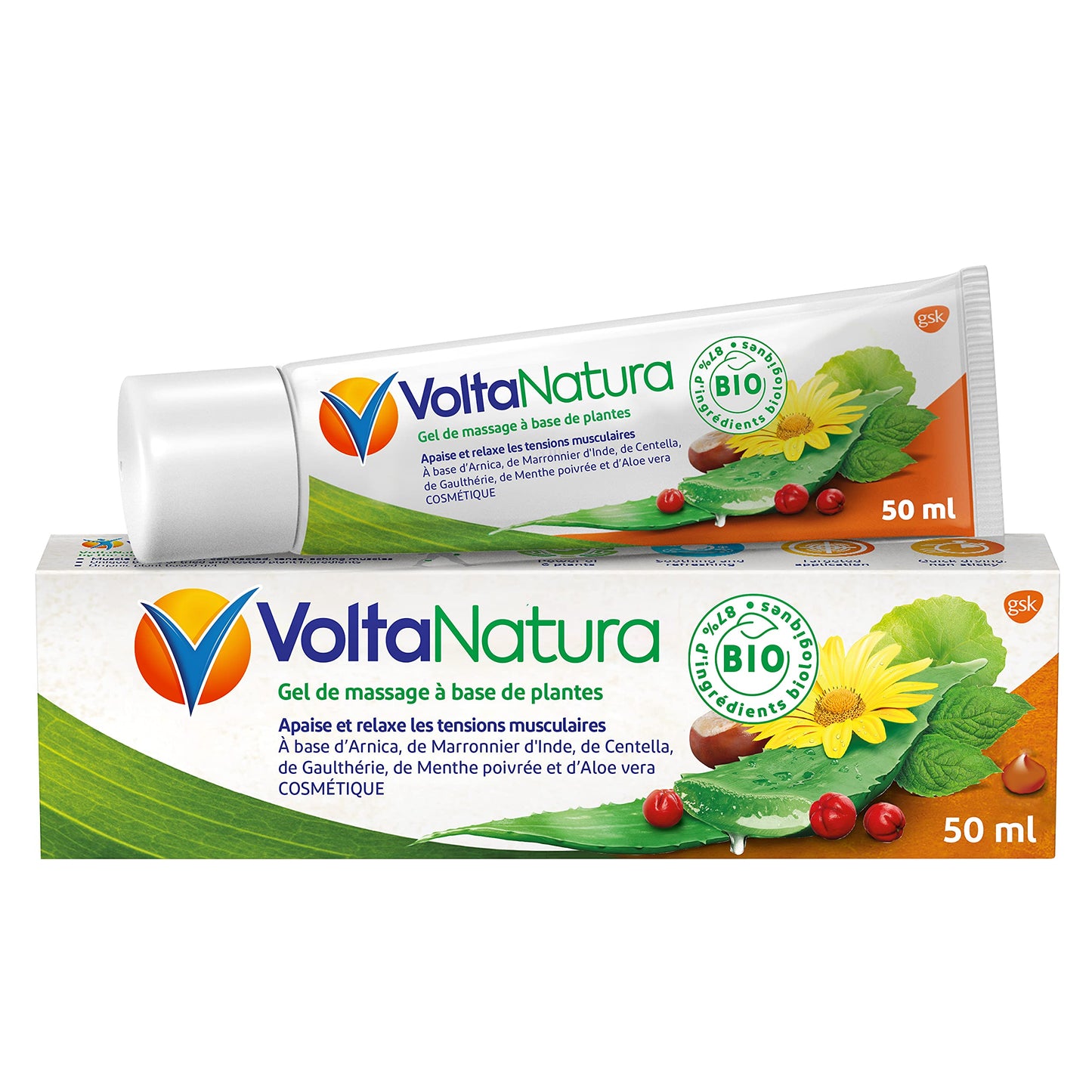 VoltaNatura Gel de Massage Bio – 50 ml