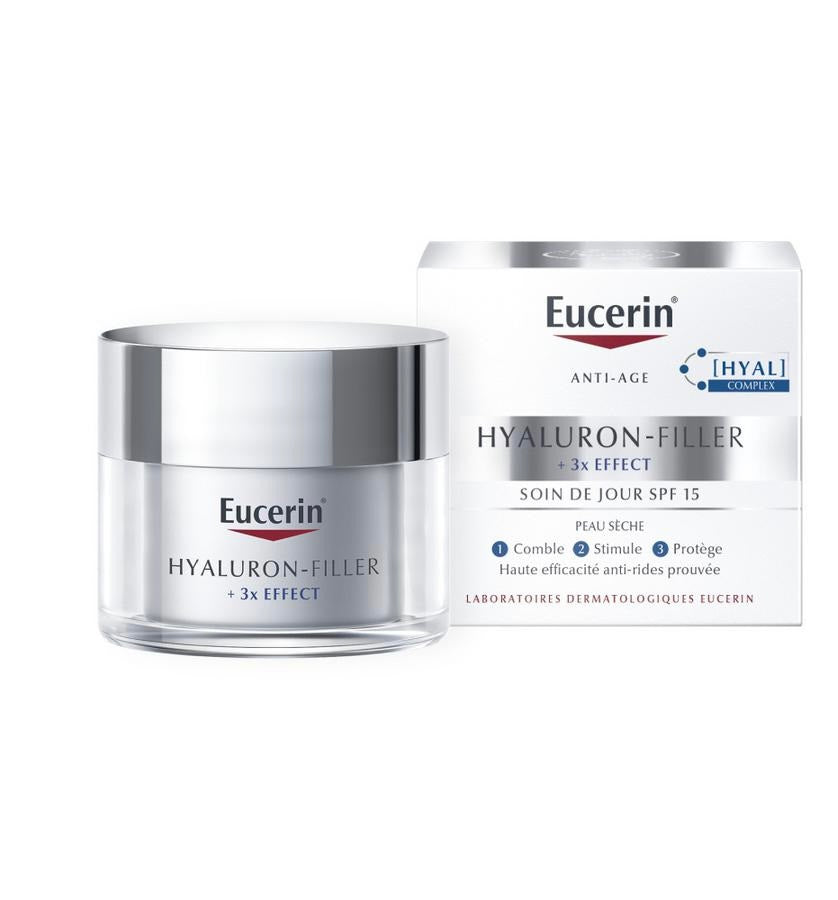 Eucerin Hyaluron Filler +3x d’effets - soin de jour spf15