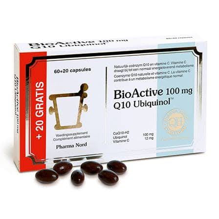 Pharma Nord - BioActive Q10 Ubiquinol 100mg 60+20comp