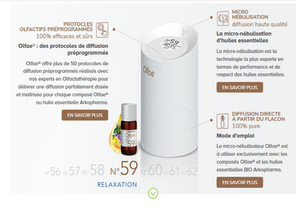 Arkopharma olfae diffuseur