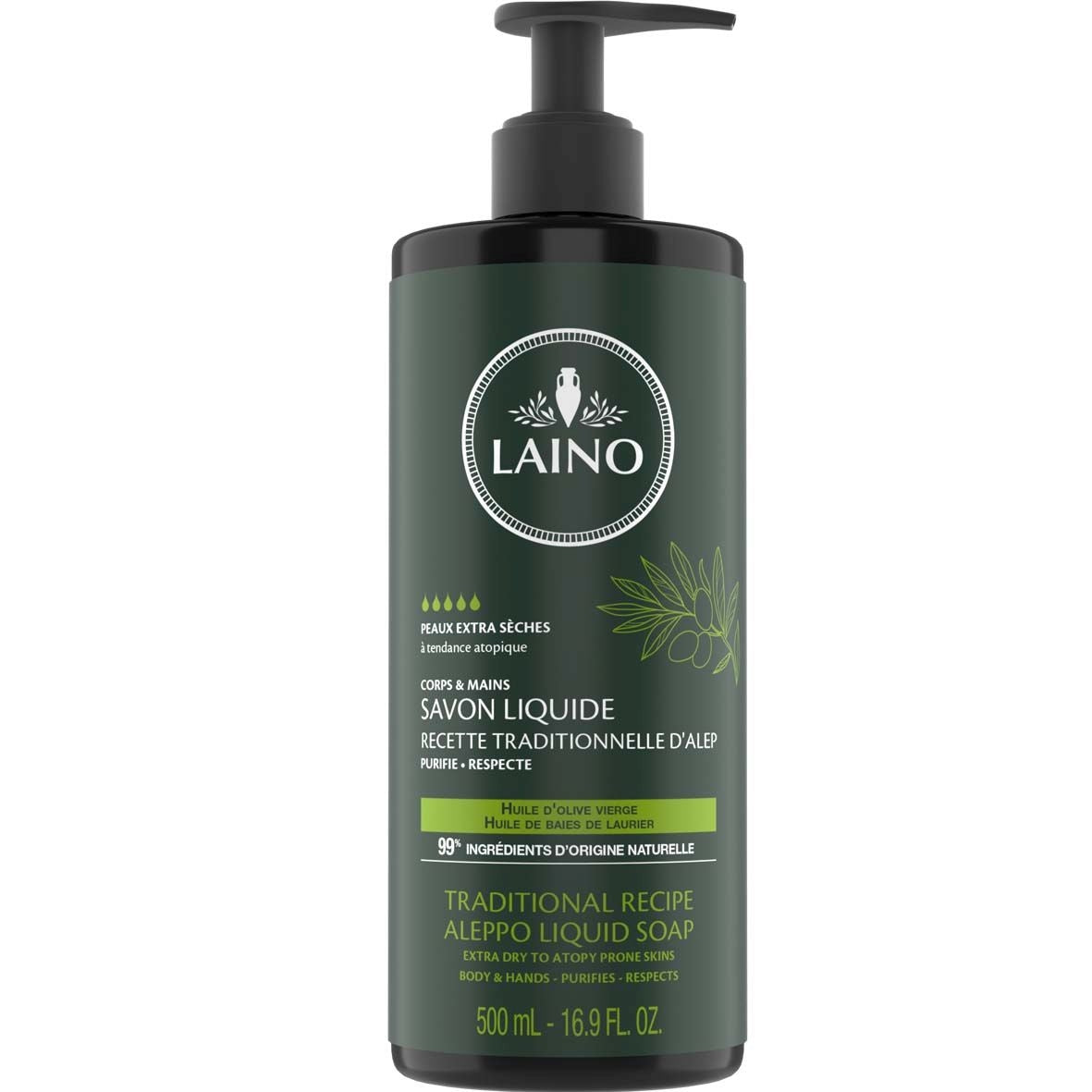 Laino savon liquide Alep 500ml