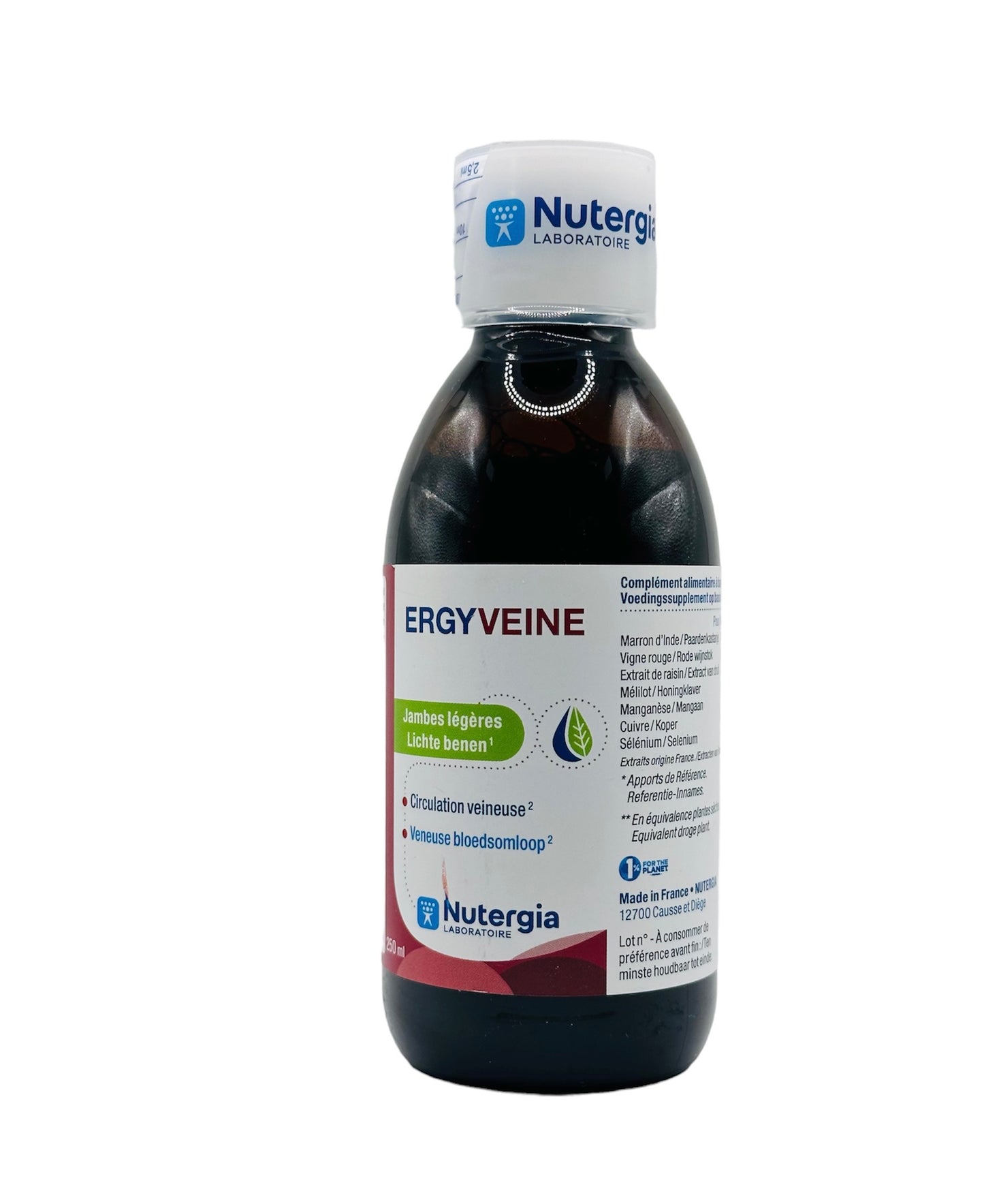 Nutergia Ergyveine jambes légères 250ml