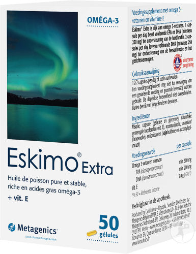 Eskimo extra oméga 3 50 capsules