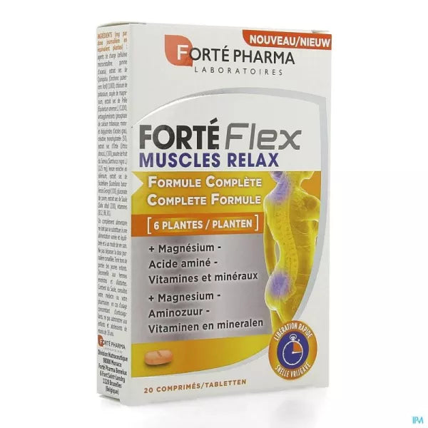 Forté pharma forté flex muscles relax 20 comp