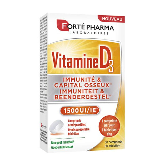 Forté pharma vitamine d3 1500 - 60 comp