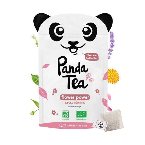 Panda tea Flower power cycle feminin