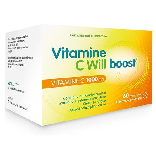 Vitamine C Will Boost 1000mg - 60 comprimés