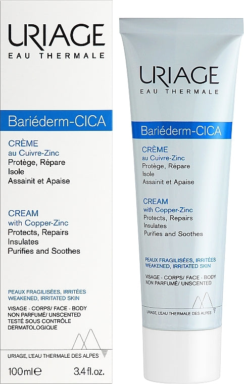Uriage Bariederm Cica - crème au cuivre-zinc 100ml