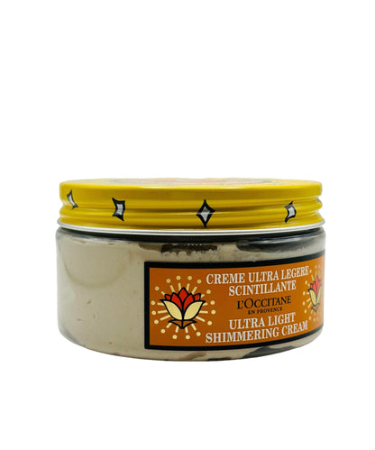L’occitane  Crème légère scintillante 5% karité 200ml