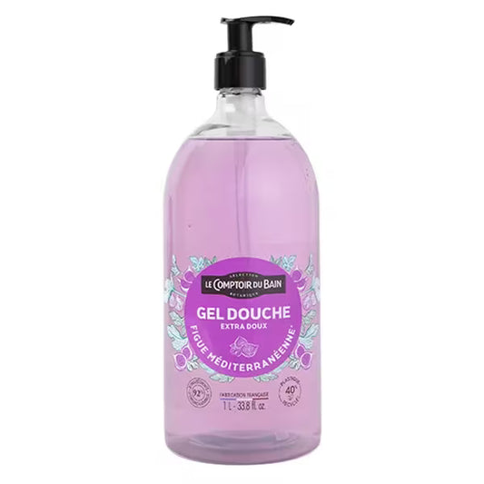Le Comptoir du Bain – Gel Douche Extra Doux Figue Méditerranéenne 1L