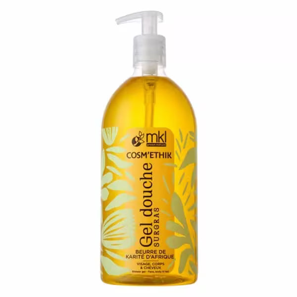 MKL Green Nature Cosm'Ethik – Gel Douche Beurre de Karité d'Afrique 1L