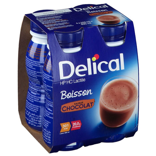 Delical chocolat 4x200ml