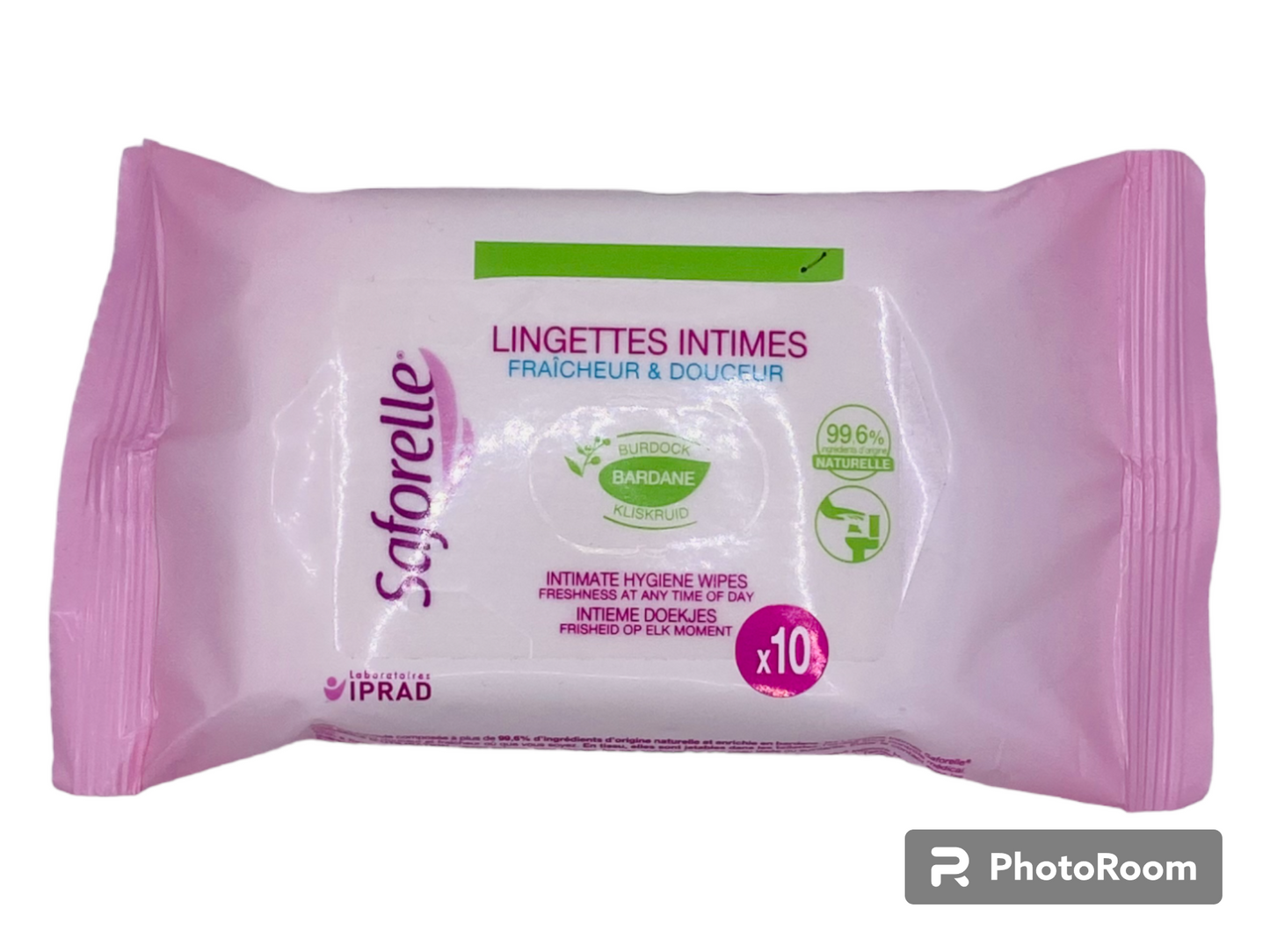 Saforelle lingettes intimes x10