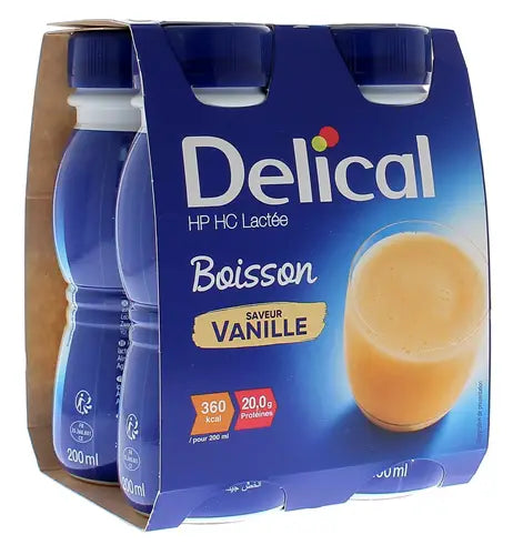 Delical vanille 4x200ml